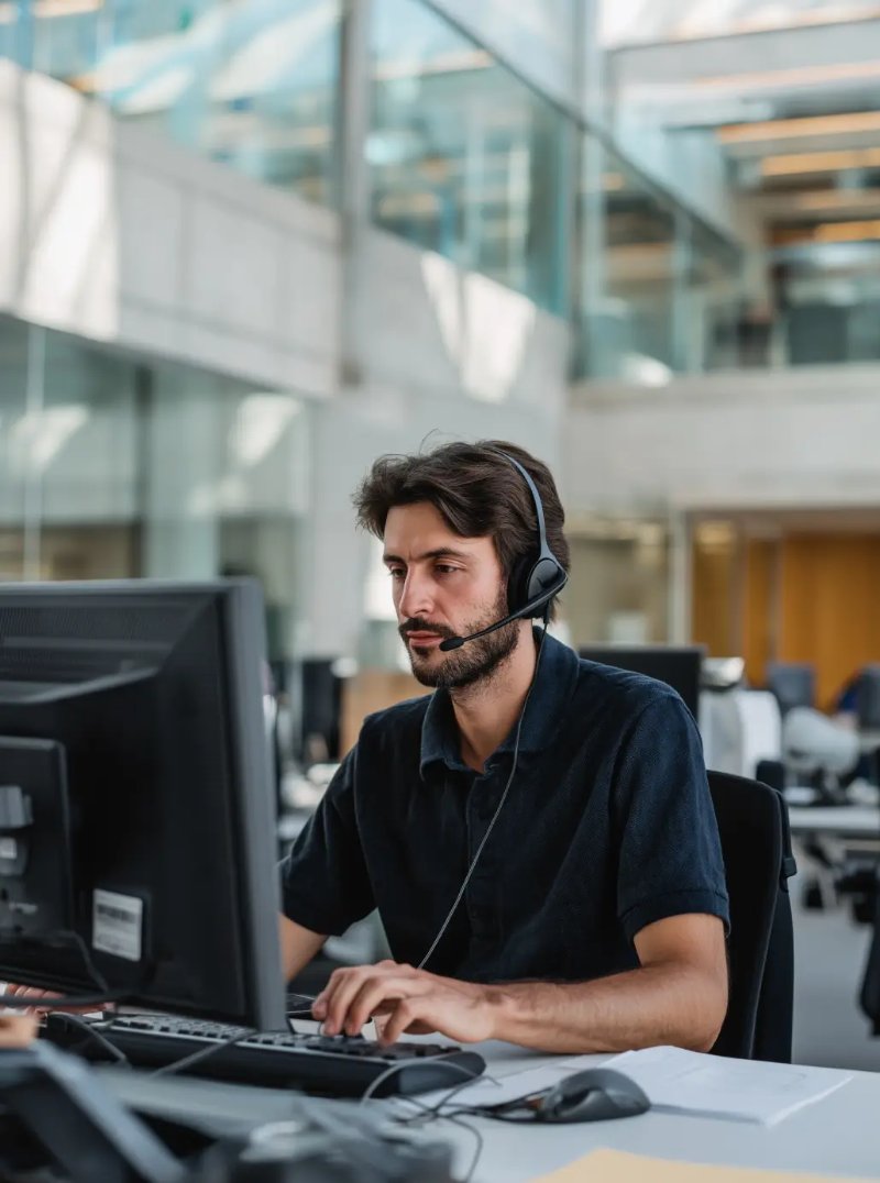 Expert technician providing 24/7 Emergency Support to ensure seamless IT operations for businesses.